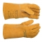 Ekonomiczna czerwona rękawica z dwoiny bydlęcej,  Kciuk "chowany", Golden Brown™ XL